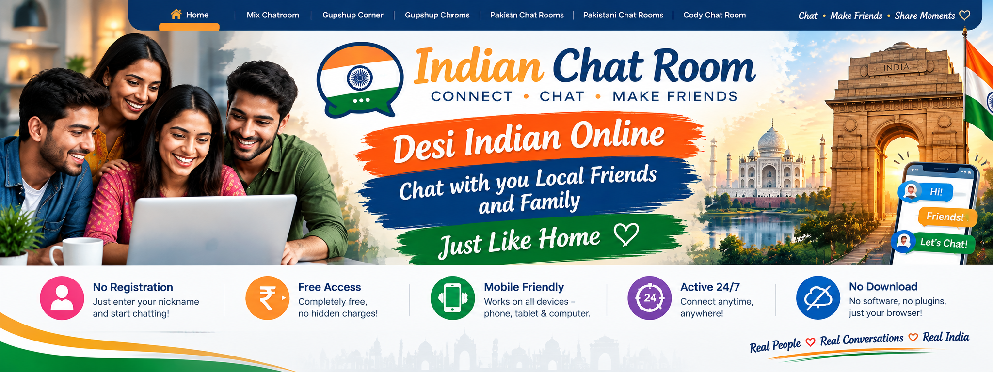 Indian Chat Room โ Desi Indian Online